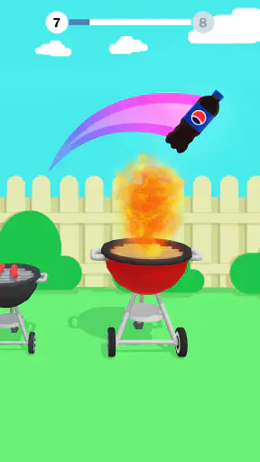 Flip Bottle 3D - انقر واقفز screenshot
