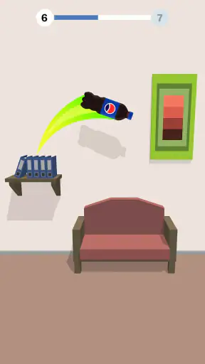 Flip Bottle 3D - انقر واقفز screenshot