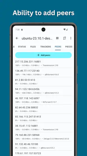Flud - Torrent Downloader screenshot