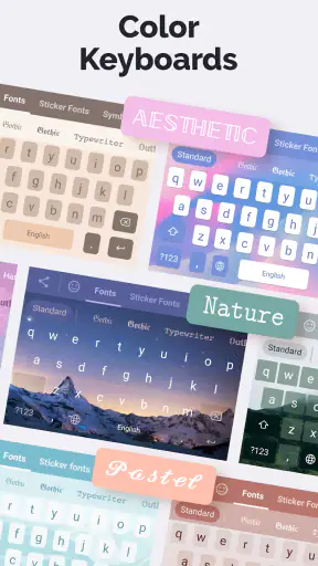 Fonts Art: Cute Keyboard Font screenshot