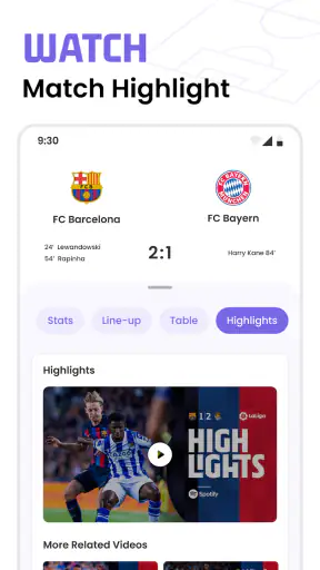 Football Live Scores: SnapGoal screenshot