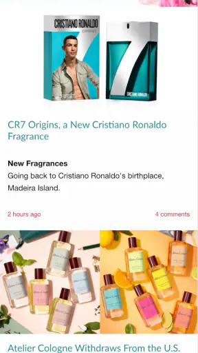 Fragrantica Perfumes screenshot