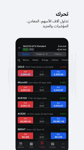 FxPro: وسيط تداول عبر الإنترنت screenshot