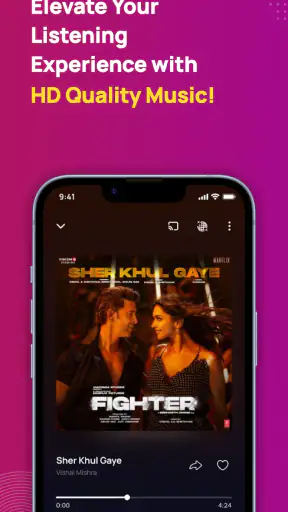 Gaana- Hindi Song, Music App screenshot