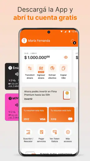 Galicia - El banco en tu celu screenshot