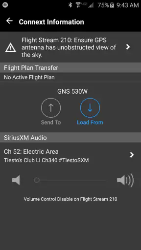 Garmin Pilot screenshot