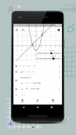 GeoGebra Graphing Calculator screenshot