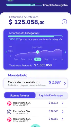 Gestorando tu Monotributo screenshot