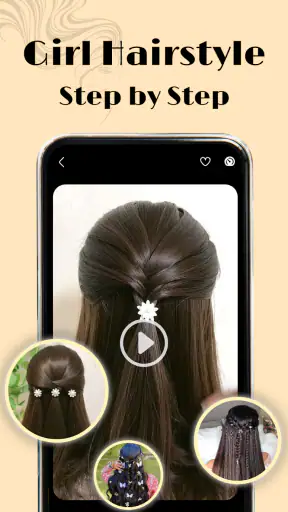 Girls Hairstyles step by step screenshot
