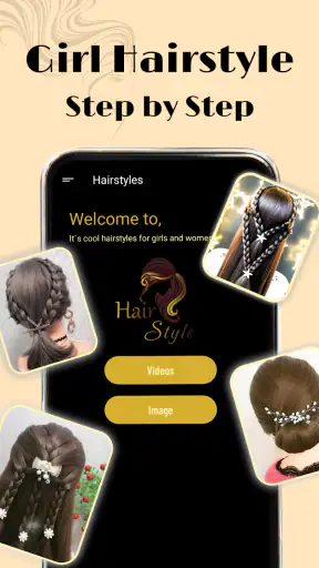 Girls Hairstyles step by step screenshot
