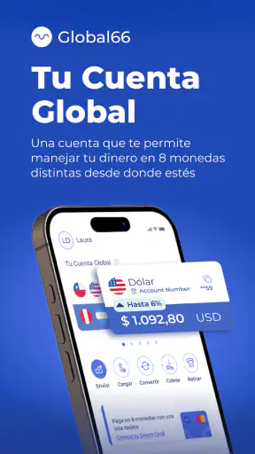 Global66: paga, envía, y más screenshot