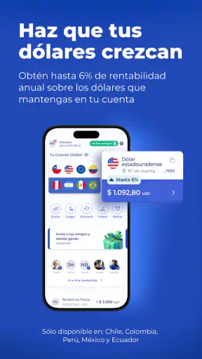 Global66: paga, envía, y más screenshot