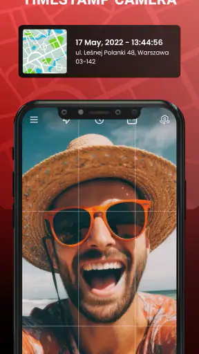 GPS Camera with Time Stamp screenshot