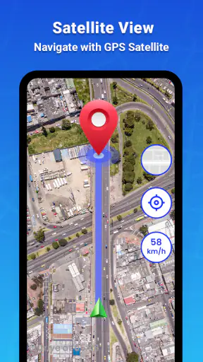 GPS Map Driving Directions screenshot
