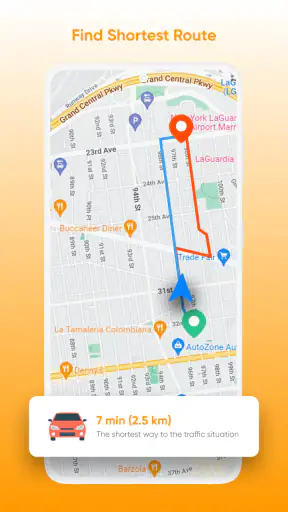 GPS طريق مكتشف الملاحة screenshot