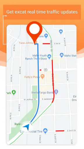 GPS وخرائط بدون اتصال وإرشادات screenshot