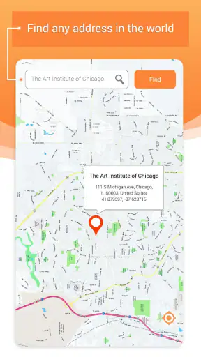 GPS وخرائط بدون اتصال وإرشادات screenshot