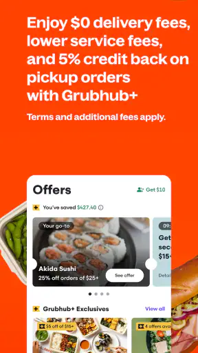 Grubhub: Food Delivery screenshot
