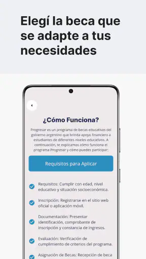 Guía Progresar screenshot