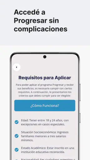 Guía Progresar screenshot