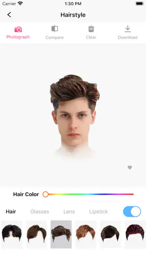 Hair Makeover-modiface・haircut screenshot