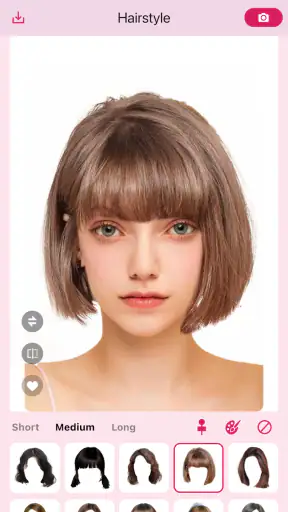 AI Hairstyle Try On・Wigs・Bangs screenshot