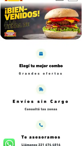Hamburguesas La Plata screenshot