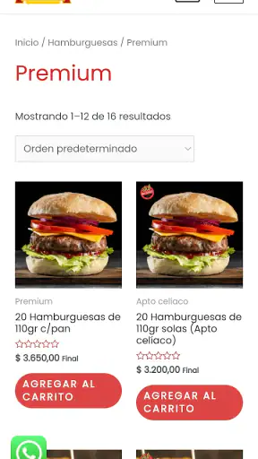 Hamburguesas La Plata screenshot