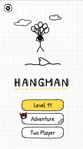 Hangman Words: 2 player games screenshot
