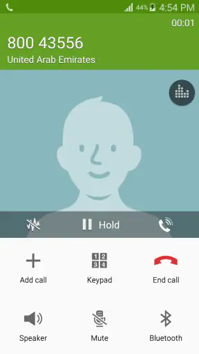Hello Card Dialer screenshot
