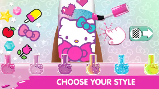 Hello Kitty Nail Salon screenshot