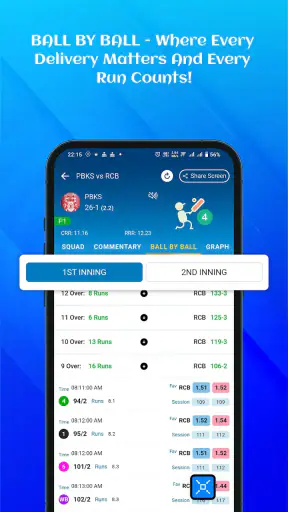 Hero Live Line - Cricket Score screenshot