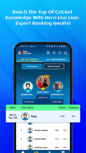 Hero Live Line - Cricket Score screenshot