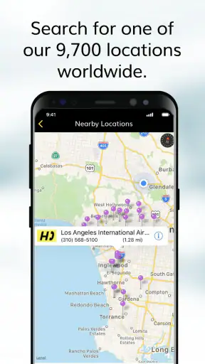 Hertz Car Rentals screenshot