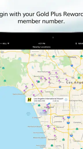 Hertz Car Rentals screenshot