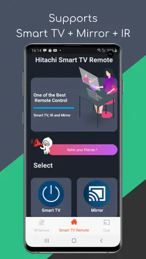 Hitachi Smart TV Remote screenshot
