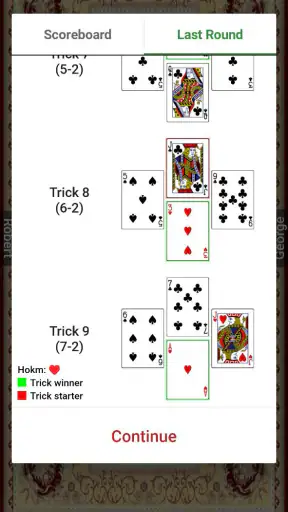 Hokm screenshot