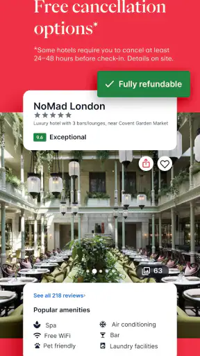Hotels.com: حجز الفنادق screenshot