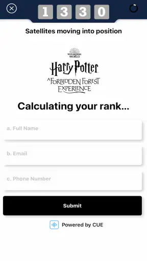 HP Forbidden Forest Experience screenshot