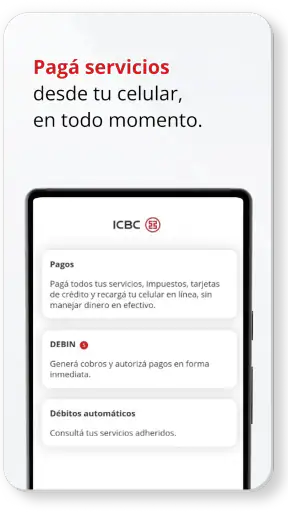 ICBC Mobile Banking Argentina screenshot