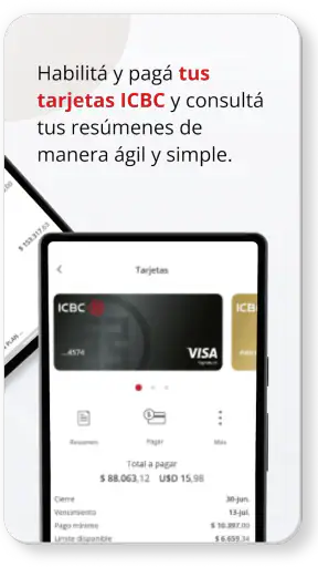 ICBC Mobile Banking Argentina screenshot