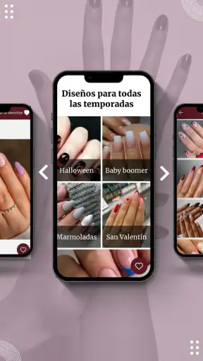 Ideas y diseño de uñas bonitas screenshot