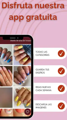 Ideas y diseño de uñas bonitas screenshot