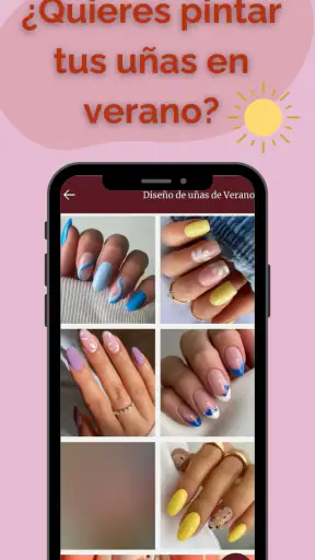 Ideas y diseño de uñas bonitas screenshot