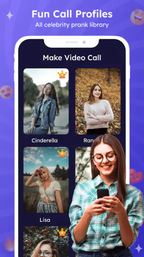 Idol Prank Video, Call & Chat screenshot
