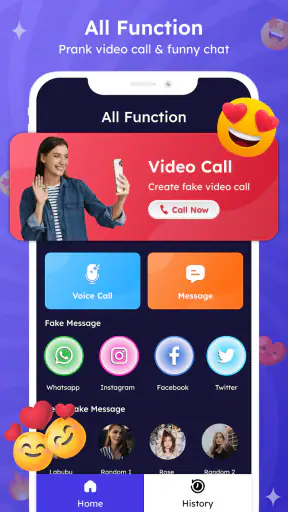 Idol Prank Video, Call & Chat screenshot