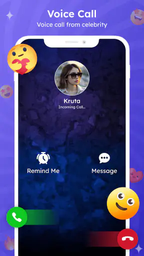 Idol Prank Video, Call & Chat screenshot
