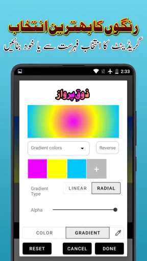 Imagitor - Urdu Design screenshot