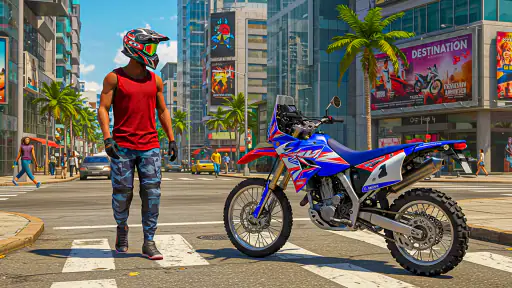 Indian Bike Drive Simulator 3D screenshot