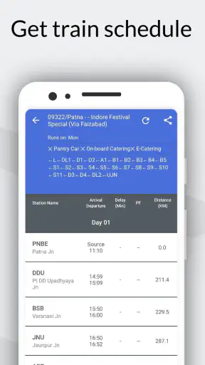 Indian Railway Train IRCTC App screenshot
